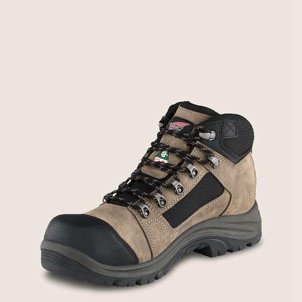 Vandrestøvler Herre - Red Wing Trades - 5-Inch Waterproof Csa Safety Toe - Brune/Sort - OKDYXG-509